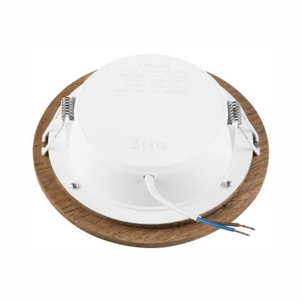 LED Iegremdējama lampa WOODY SPOT LED/12,5W/230V 3000K rieksts ø 16 cm