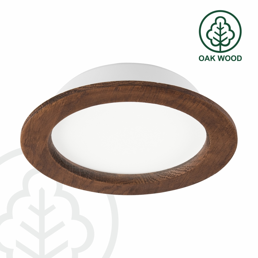 LED Iegremdējama lampa WOODY SPOT LED/16,5W/230V 4000K ķirsis ø 18,5 cm