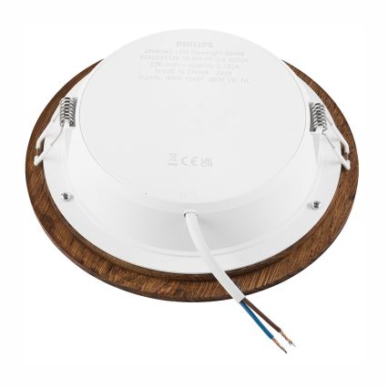 LED Iegremdējama lampa WOODY SPOT LED/16,5W/230V 4000K ķirsis ø 18,5 cm