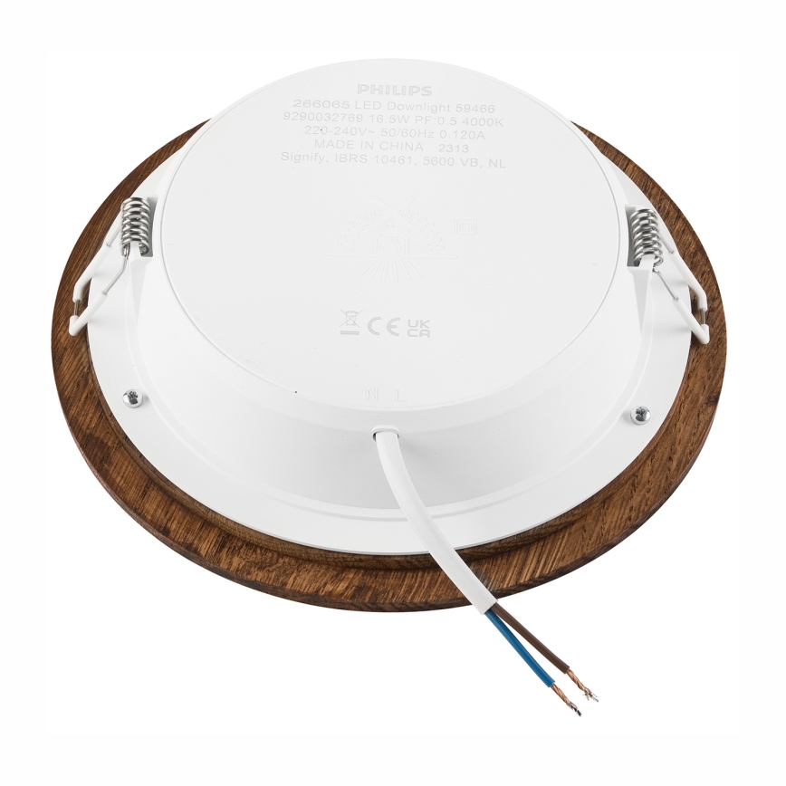 LED Iegremdējama lampa WOODY SPOT LED/16,5W/230V 4000K ķirsis ø 18,5 cm