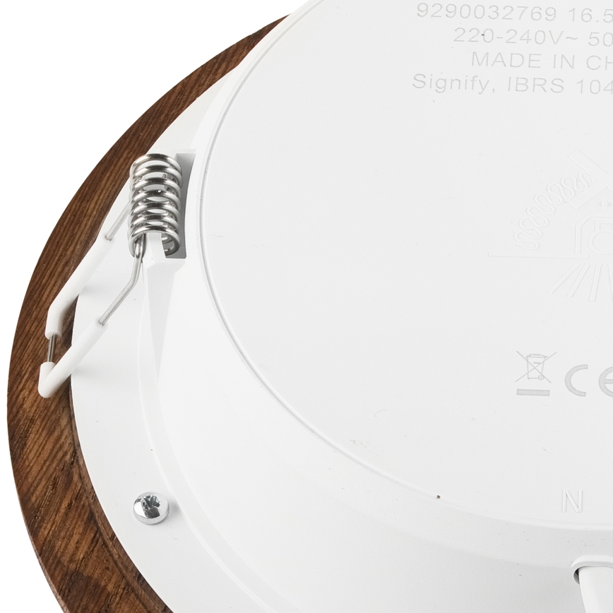 LED Iegremdējama lampa WOODY SPOT LED/16,5W/230V 4000K ķirsis ø 18,5 cm