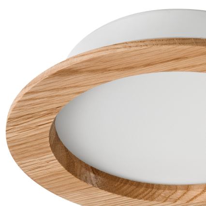 LED Iegremdējama lampa WOODY SPOT LED/16,5W/230V 4000K ozols ø 18,5 cm