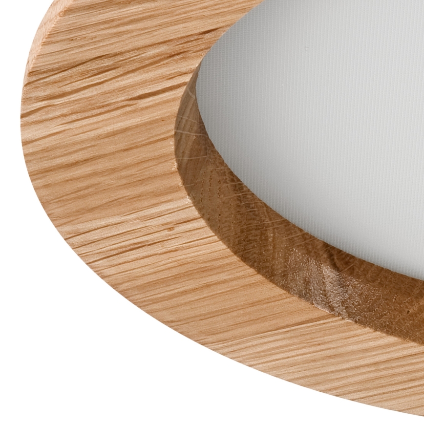 LED Iegremdējama lampa WOODY SPOT LED/16,5W/230V 4000K ozols ø 18,5 cm