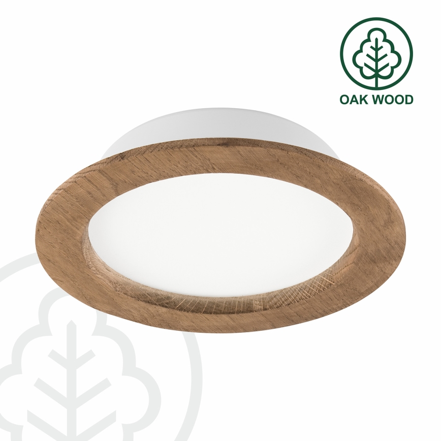 LED Iegremdējama lampa WOODY SPOT LED/16,5W/230V 4000K rieksts ø 18,5 cm