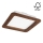 LED Iegremdējama lampa WOODY SPOT LED/17W/230V 3000K ķirsis 18,5x18,5 cm