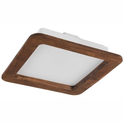 LED Iegremdējama lampa WOODY SPOT LED/17W/230V 3000K ķirsis 18,5x18,5 cm
