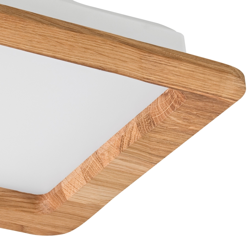 LED Iegremdējama lampa WOODY SPOT LED/17W/230V 3000K ozols 18,5x18,5 cm