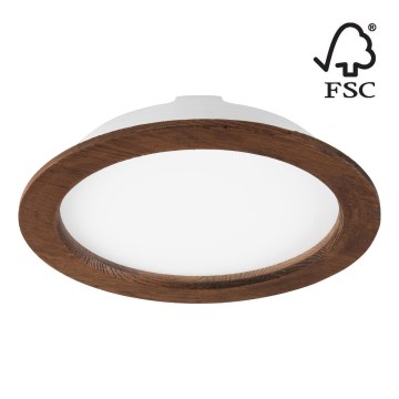 LED Iegremdējama lampa WOODY SPOT LED/23,5W/230V 4000K ķirsis ø 23,5 cm