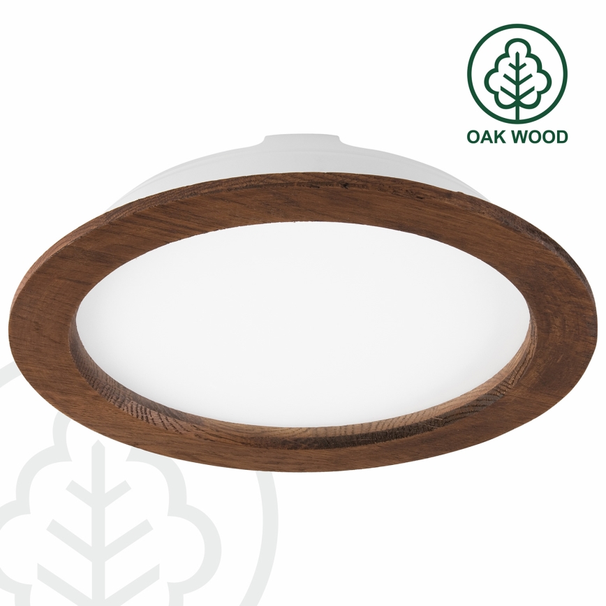 LED Iegremdējama lampa WOODY SPOT LED/23,5W/230V 4000K ķirsis ø 23,5 cm
