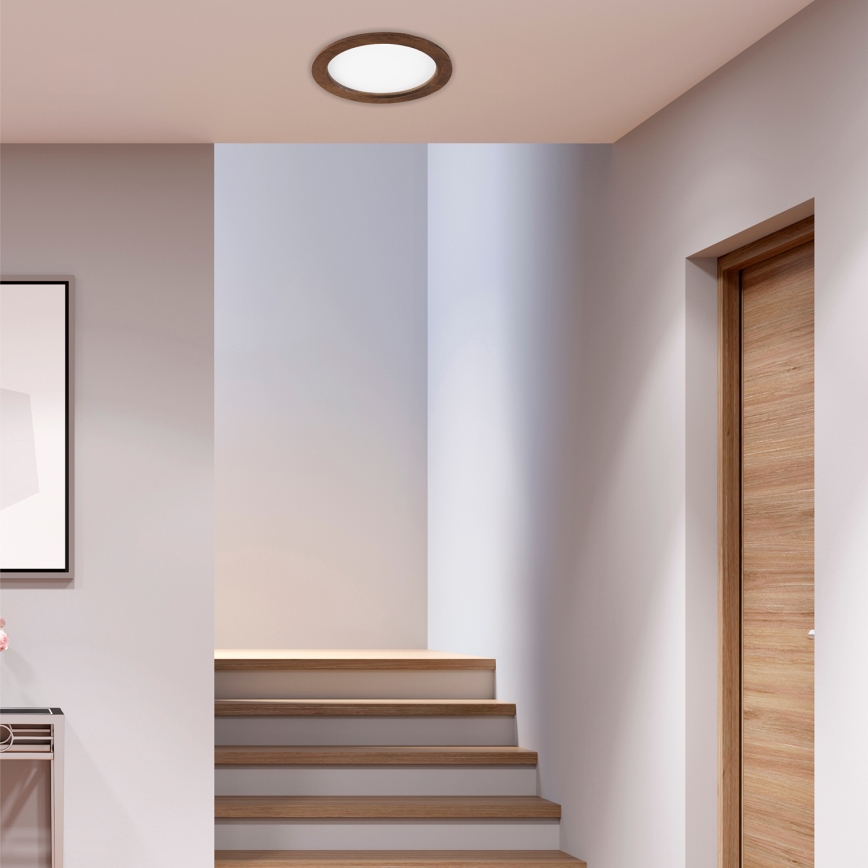 LED Iegremdējama lampa WOODY SPOT LED/23,5W/230V 4000K ķirsis ø 23,5 cm