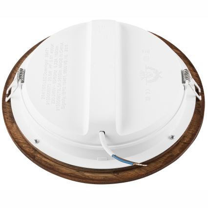 LED Iegremdējama lampa WOODY SPOT LED/23,5W/230V 4000K ķirsis ø 23,5 cm