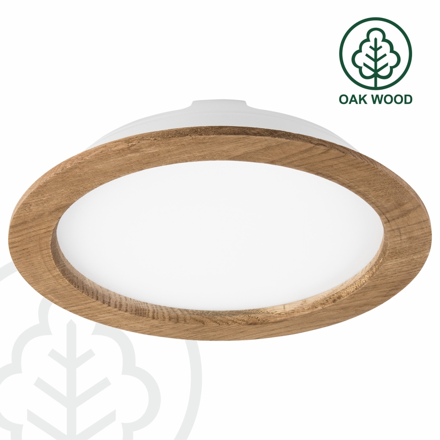 LED Iegremdējama lampa WOODY SPOT LED/23,5W/230V 4000K rieksts ø 23,5 cm