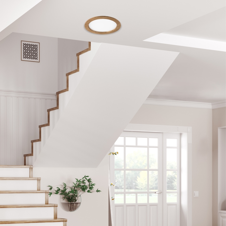 LED Iegremdējama lampa WOODY SPOT LED/23,5W/230V 4000K rieksts ø 23,5 cm
