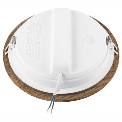 LED Iegremdējama lampa WOODY SPOT LED/23,5W/230V 4000K rieksts ø 23,5 cm