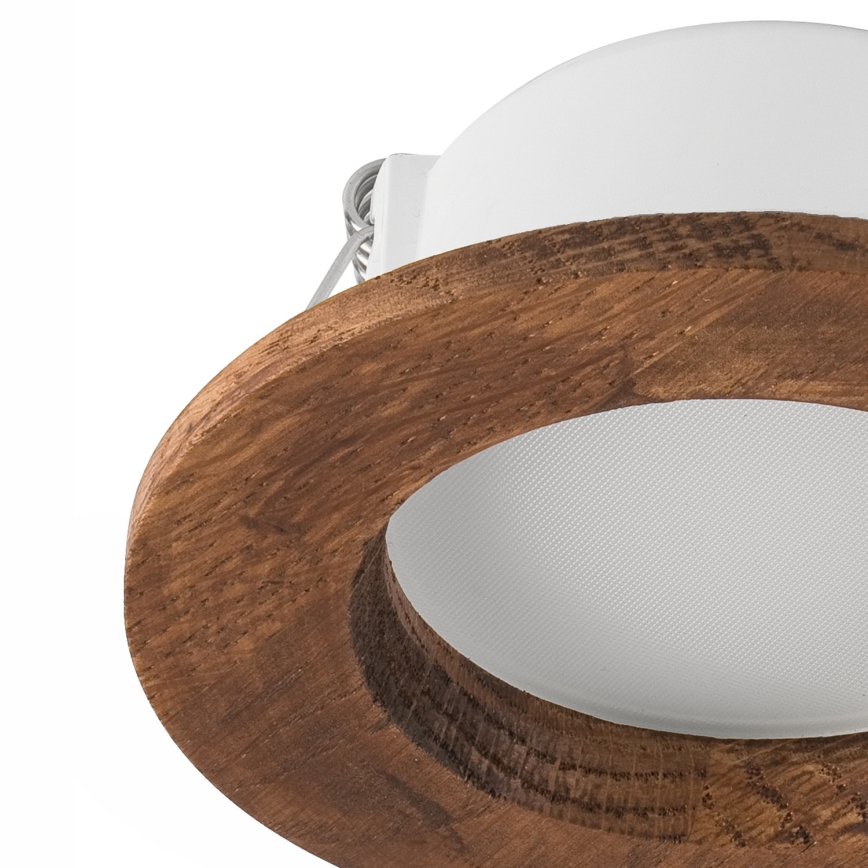 LED Iegremdējama lampa WOODY SPOT LED/5,5W/230V 4000K ķirsis ø 10 cm