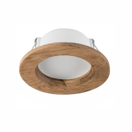 LED Iegremdējama lampa WOODY SPOT LED/5,5W/230V 4000K rieksts ø 10 cm