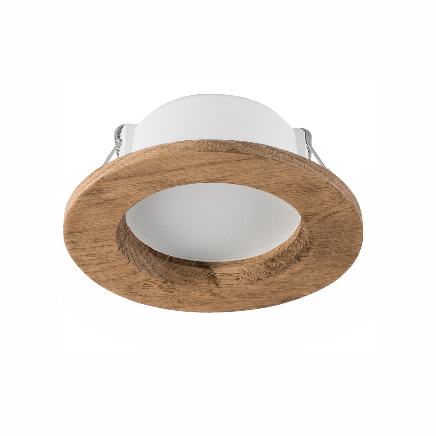 LED Iegremdējama lampa WOODY SPOT LED/5,5W/230V 4000K rieksts ø 10 cm