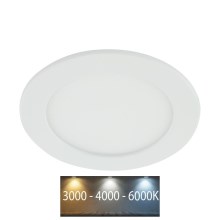 LED Iegremdējama vannas istabas lampa LED/12W/230V 3000/4000/6000K IP44