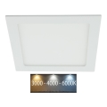 LED Iegremdējama vannas istabas lampa LED/24W/230V 3000/4000/6000K IP44