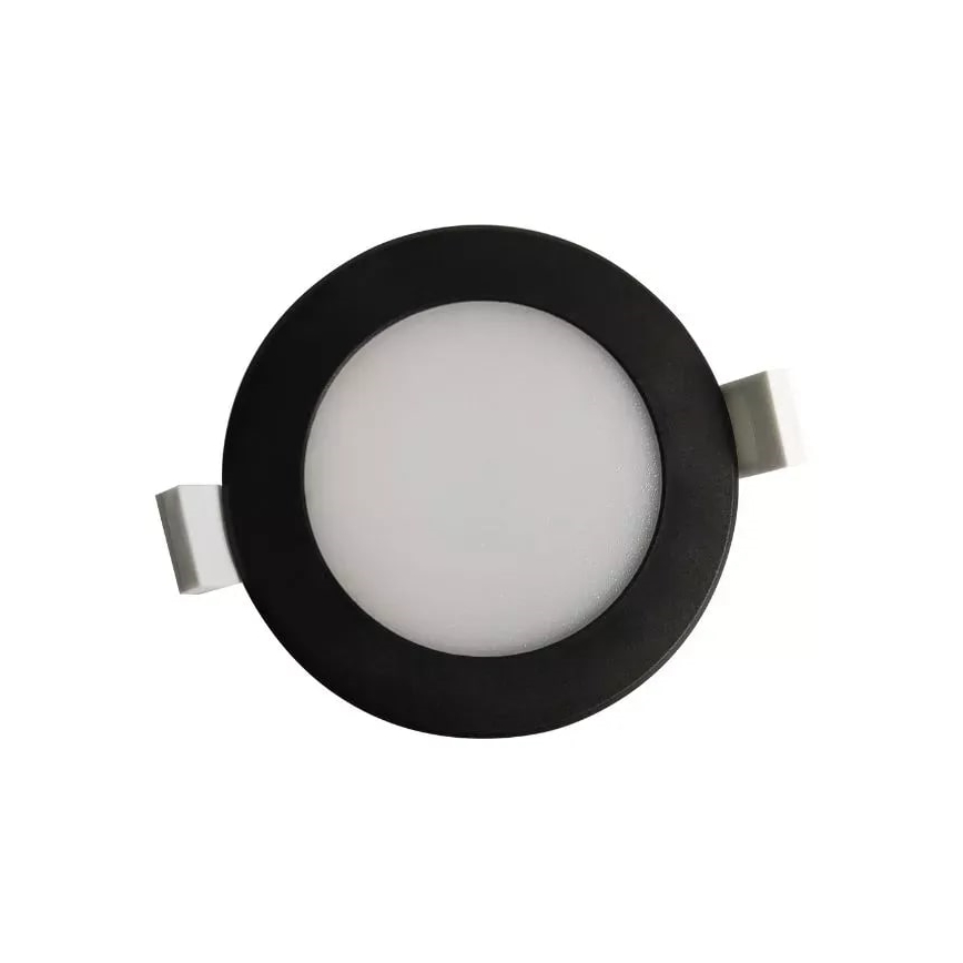 LED Iegremdējama vannas istabas lampa LED/7W/230V 4000K melna IP44