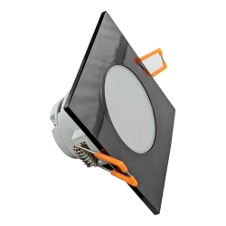 LED Iegremdējama vannas istabas lampa LED/8W/230V 4000K IP65 melna