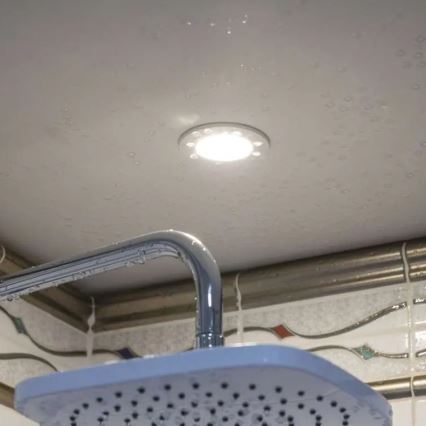 LED Iegremdējama vannas istabas lampa LORI LED/4,5W/230V IP65 2700/4000K d. 8,5 cm balta