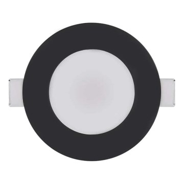 LED Iegremdējama vannas istabas lampa LORI LED/4,5W/230V IP65 2700/4000K d. 8,5 cm melna
