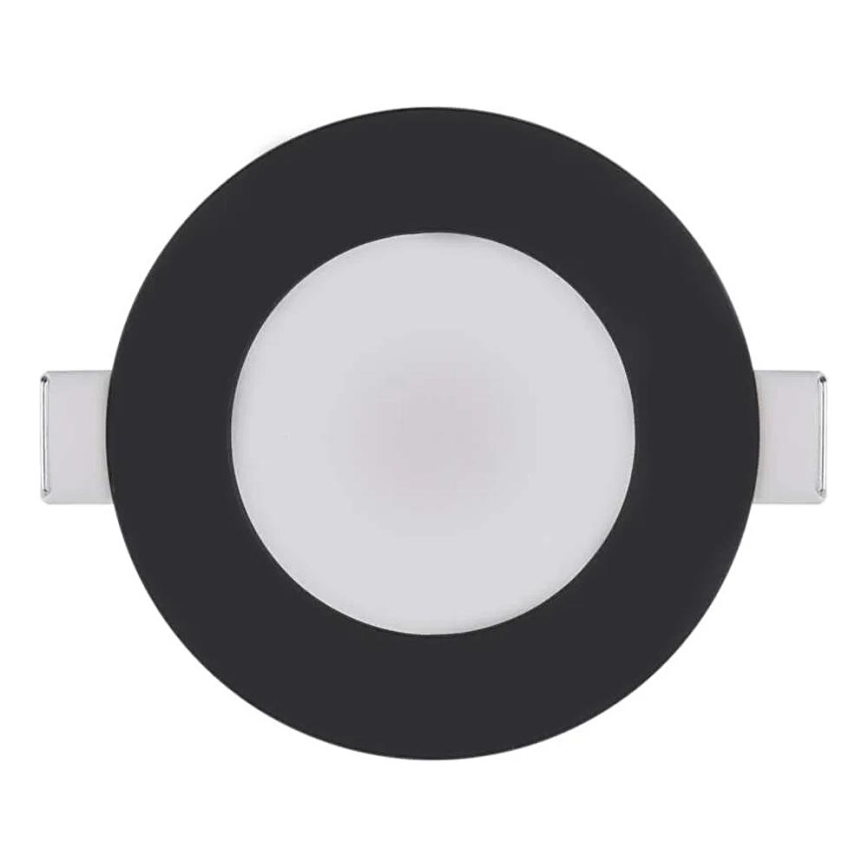 LED Iegremdējama vannas istabas lampa LORI LED/4,5W/230V IP65 2700/4000K d. 8,5 cm melna