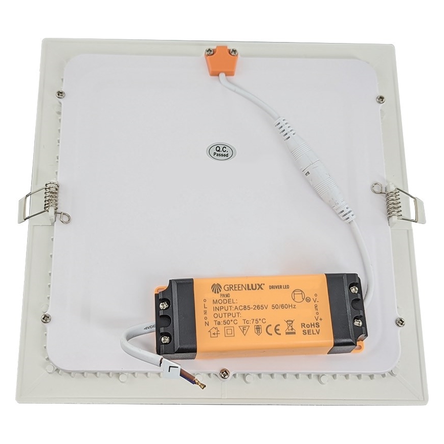 LED Iegremdējama vannas istabas lampa VEGA LED/12W/230V 3800K 16,8 cm IP44