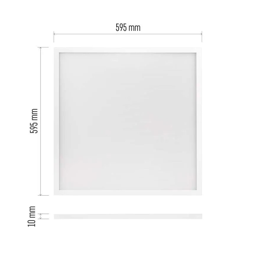 LED Iegremdējams panelis PROXO LED/33W/230V 4000K 60x60 cm balta