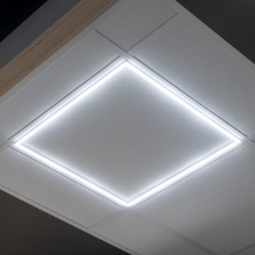 LED Iegremdējams rāmis AVAR LED/40W/230V 6000K 59x59 cm