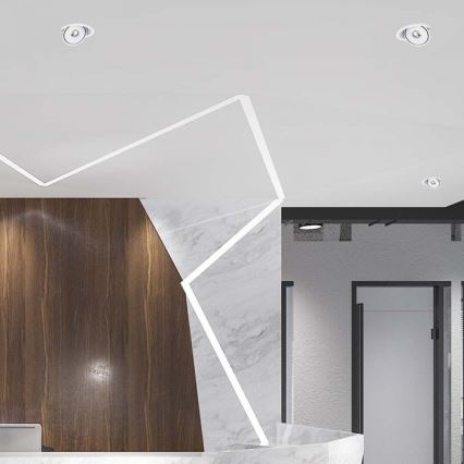 LED Iegremdējams starmetis LED/28W/230V 3000/4000/6400K d. 20 cm balta