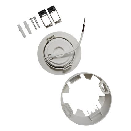LED Iegremdējams/virsapmetuma Starmetis 2in1 LED/5W/230V 4200K d. 9,3 cm balta