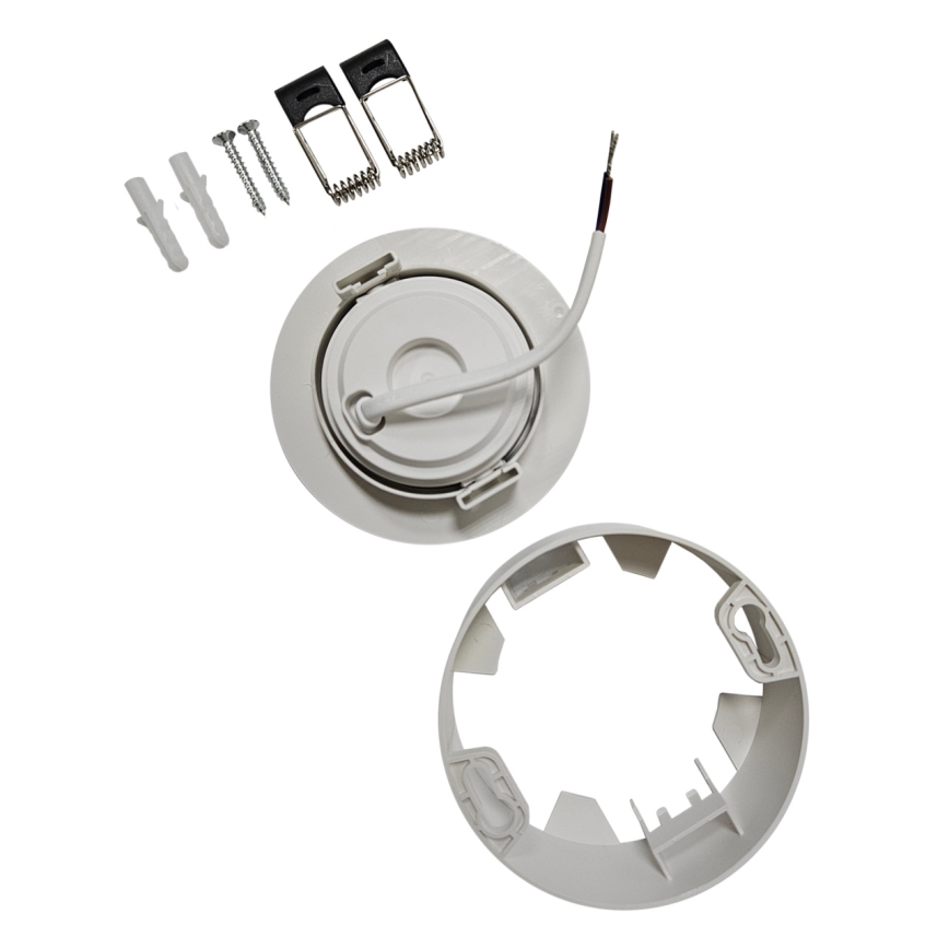 LED Iegremdējams/virsapmetuma Starmetis 2in1 LED/5W/230V 4200K d. 9,3 cm balta