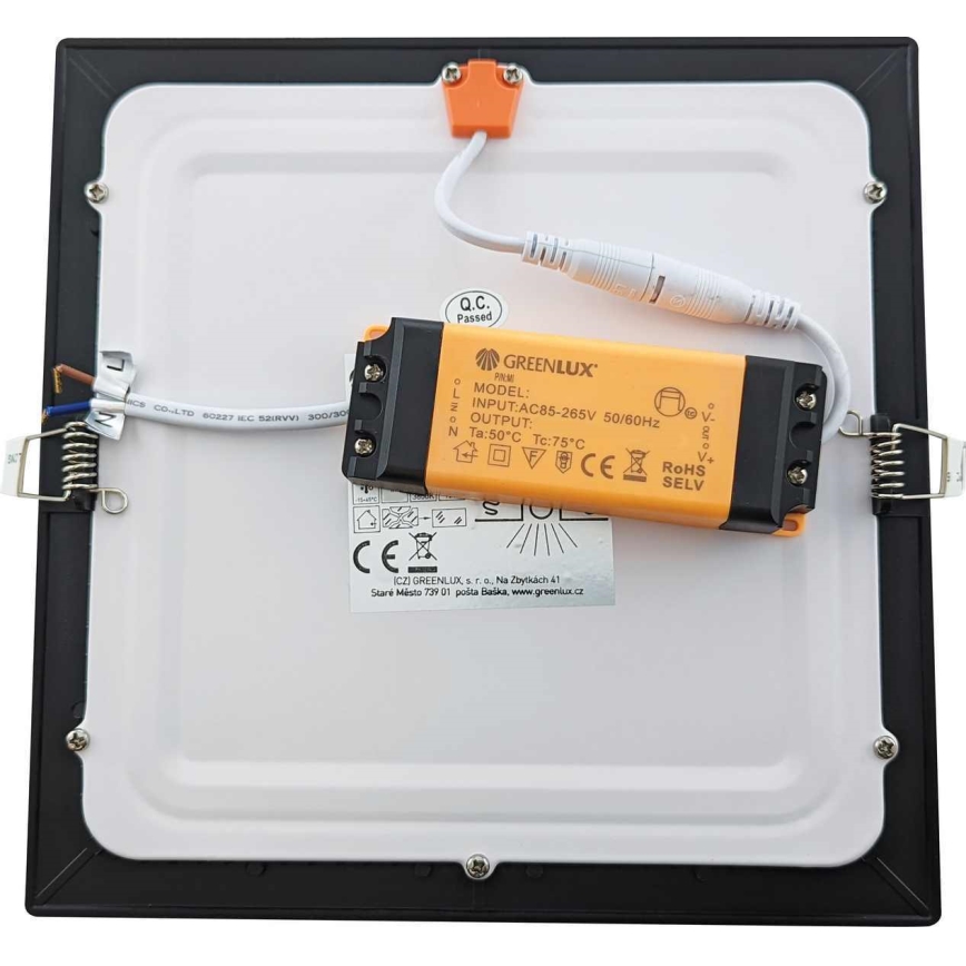 LED Iegremdējams vannas istabas gaismeklis VEGA LED/24W/230V 3800K 29,8 cm IP44