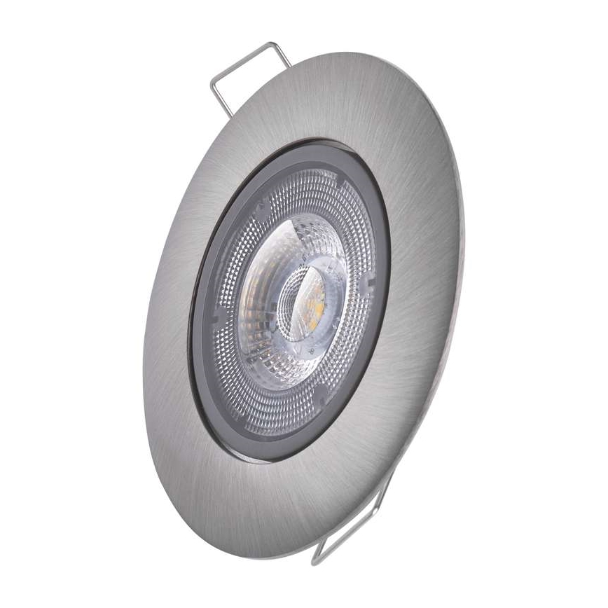 LED Iegremdēts gaismeklis EXCLUSIVE 1xLED/5W/230V 4000 K sudraba