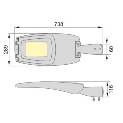 LED Ielas lampa ADQUEN PLUS LED/100W/230V IP66