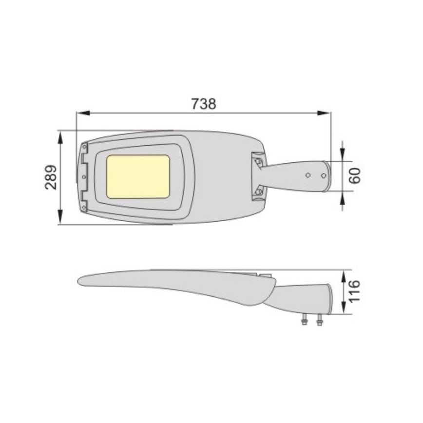LED Ielas lampa ADQUEN PLUS LED/100W/230V IP66