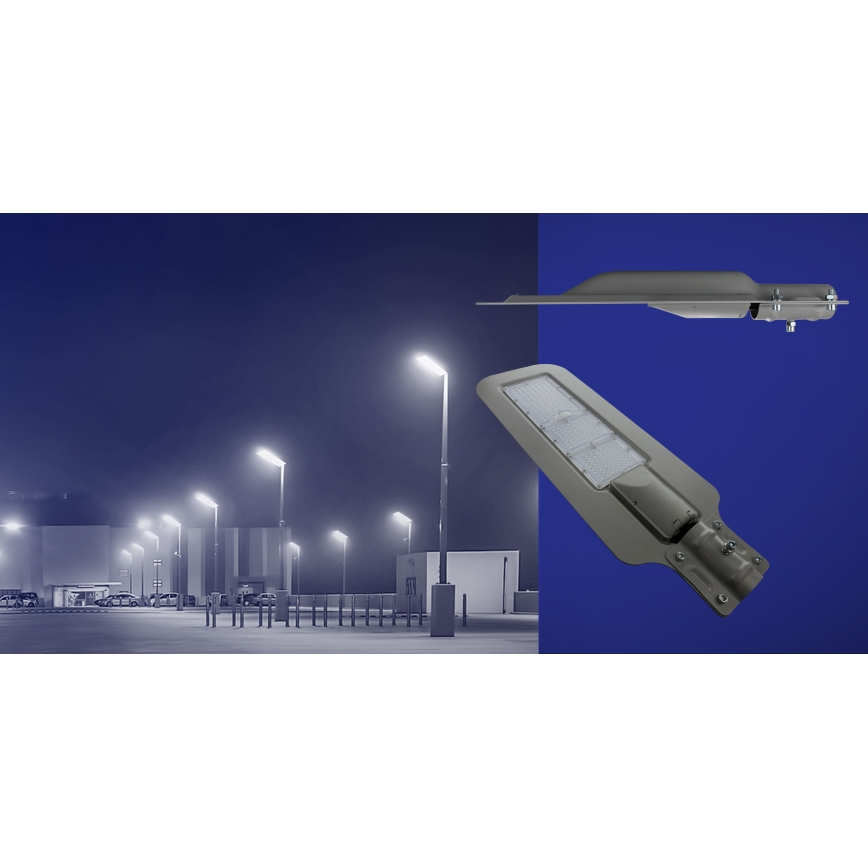 LED Ielas lampa KLARK LED/200W/230V IP65, pelēka
