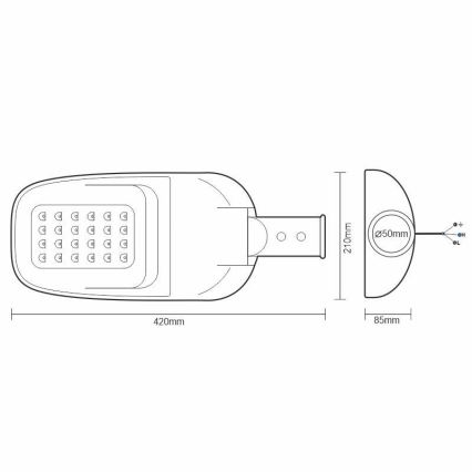 LED Ielas lampa LED/40W/230V 5000K IP65