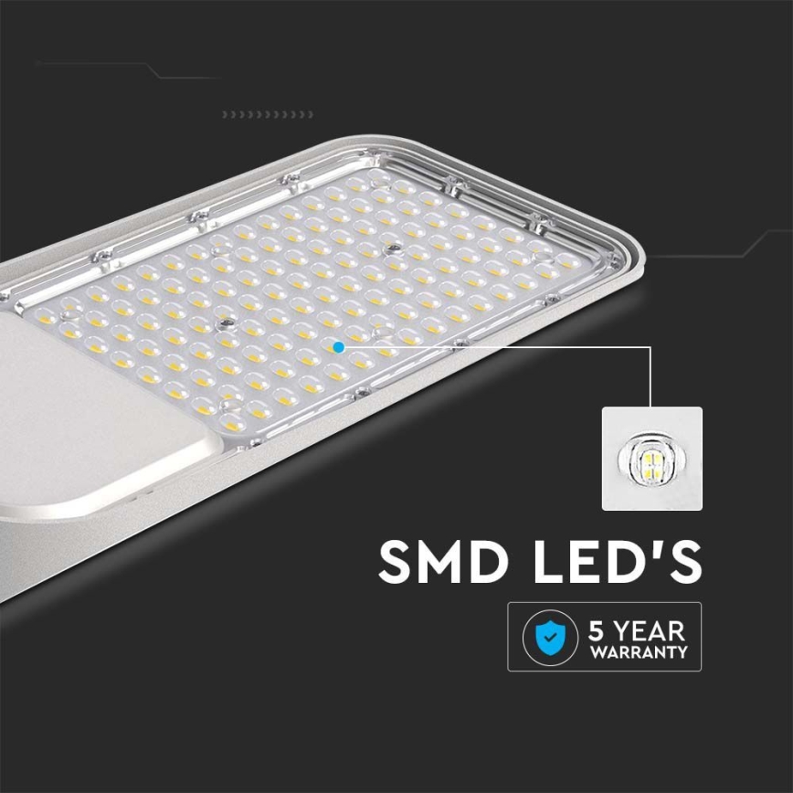 LED Ielas lampa SAMSUNG CHIP LED/30W/230V 6500K IP65 pelēka