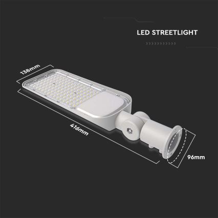 LED Ielas lampa SAMSUNG CHIP LED/30W/230V 6500K IP65 pelēka