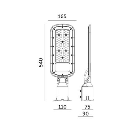 LED ielu lampa BRELUXO LED/150W/230V 4000K IP65