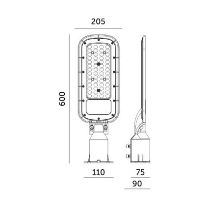 LED ielu lampa BRELUXO LED/200W/230V 4000K IP65