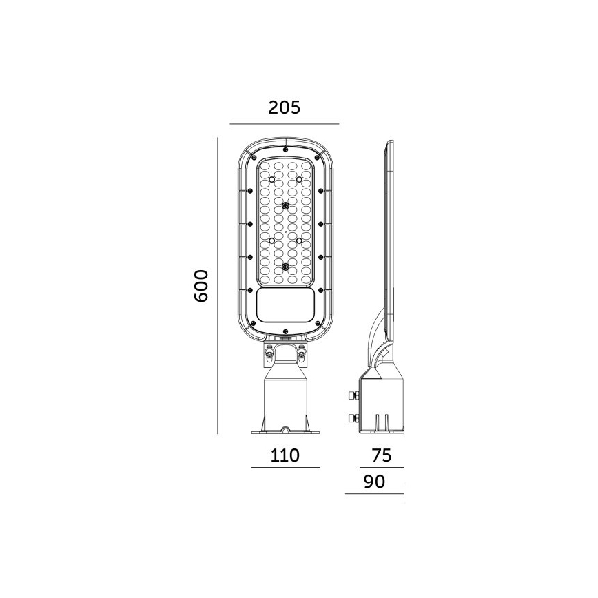 LED ielu lampa BRELUXO LED/200W/230V 4000K IP65