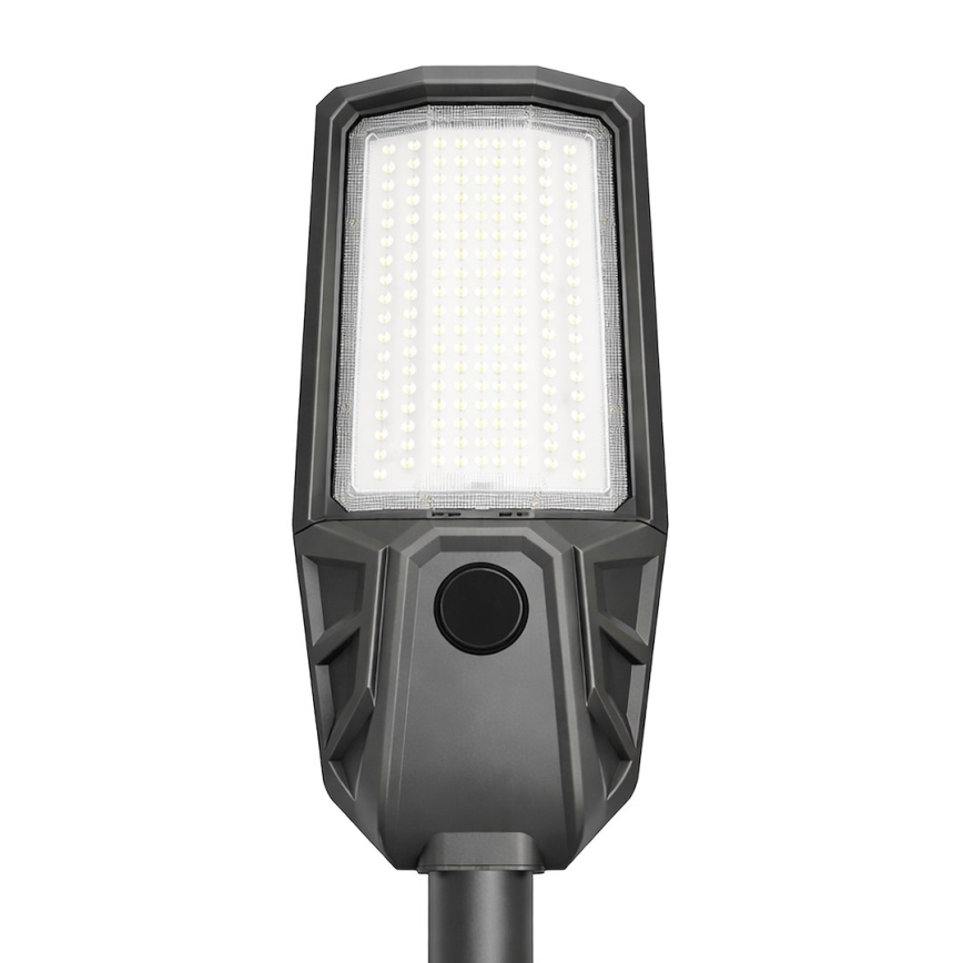 LED ielu lampa ar regulējamu spilgtumu, sensoru un saules paneli KOBRA LED/400W/3,2V 24000 mAh IP65 antracīts + tālvadība
