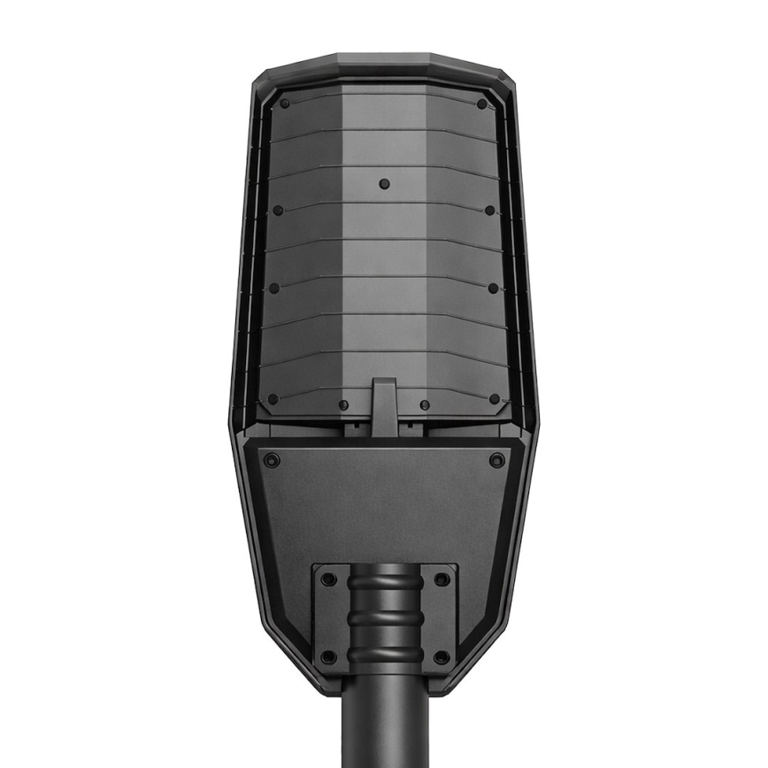 LED ielu lampa ar regulējamu spilgtumu, sensoru un saules paneli KOBRA LED/400W/3,2V 24000 mAh IP65 antracīts + tālvadība