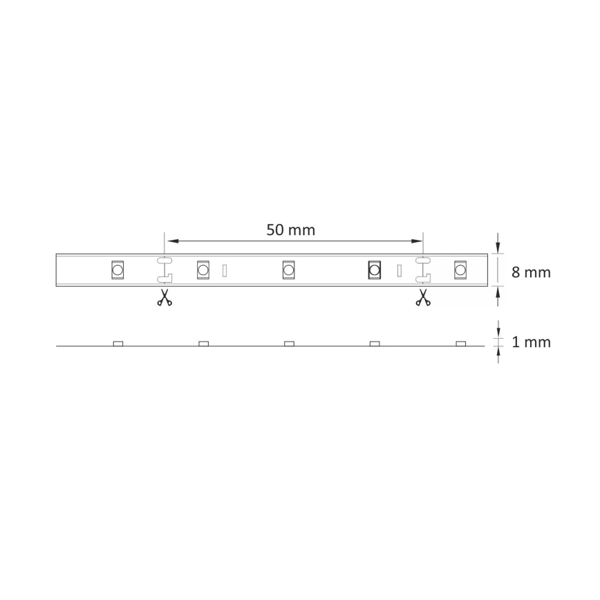 LED Josla 5m LED/10W/12V IP20 3300K