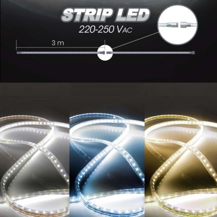 LED Josla EASY CONNECT LED/14,4W/230V 3m IP67 zila