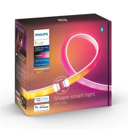 LED joslu pagarinājumu komplekts Philips Hue White And Color AmbianceLED/12,3W/230V 1 m